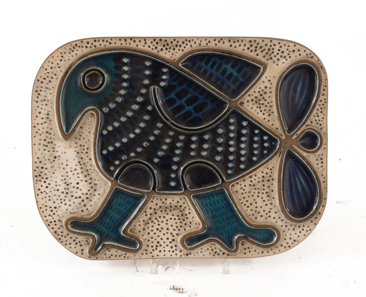 Väggplakett, Mari Simmulsson för Upsala Ekeby