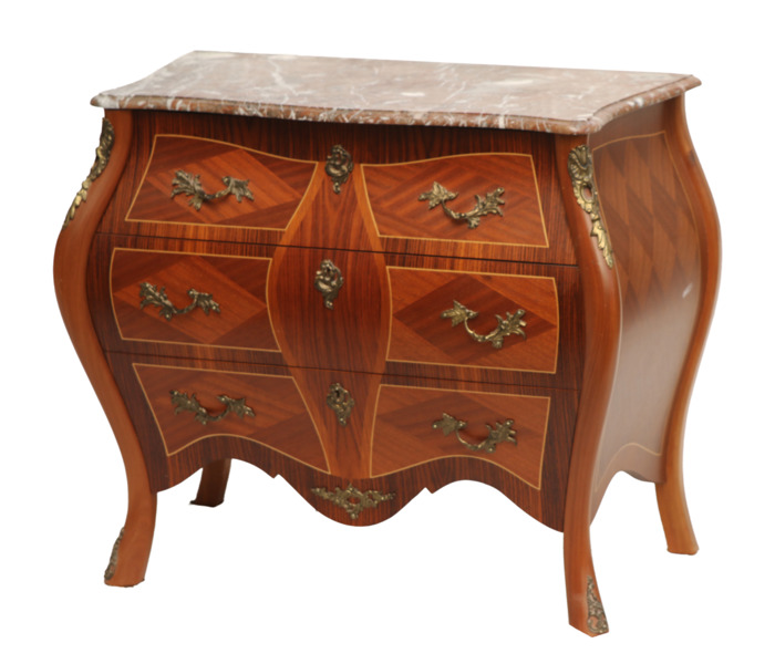 Byrå, rokokostil, 1900-talets andra hälft