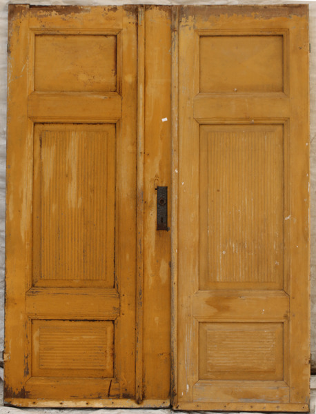 Pardörrar, gustavianska, 1800-tal