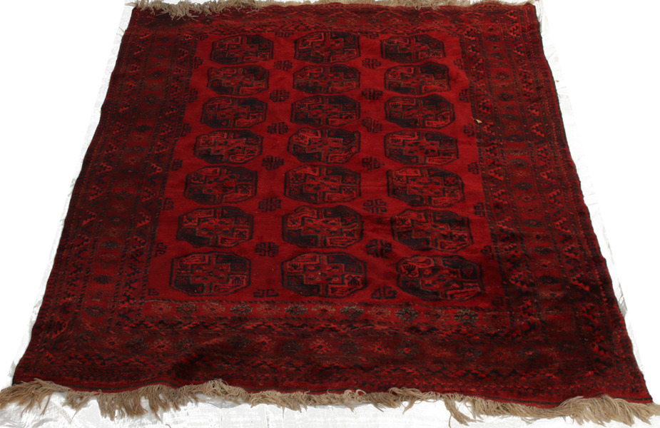 Handknuten matta, Afghan