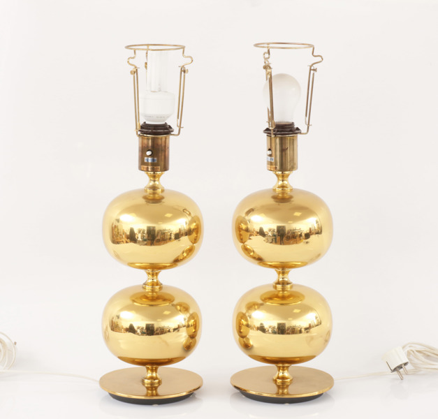 Bordslampor ett par, Stilarmatur, Tranås, 1900-talets andra hälft