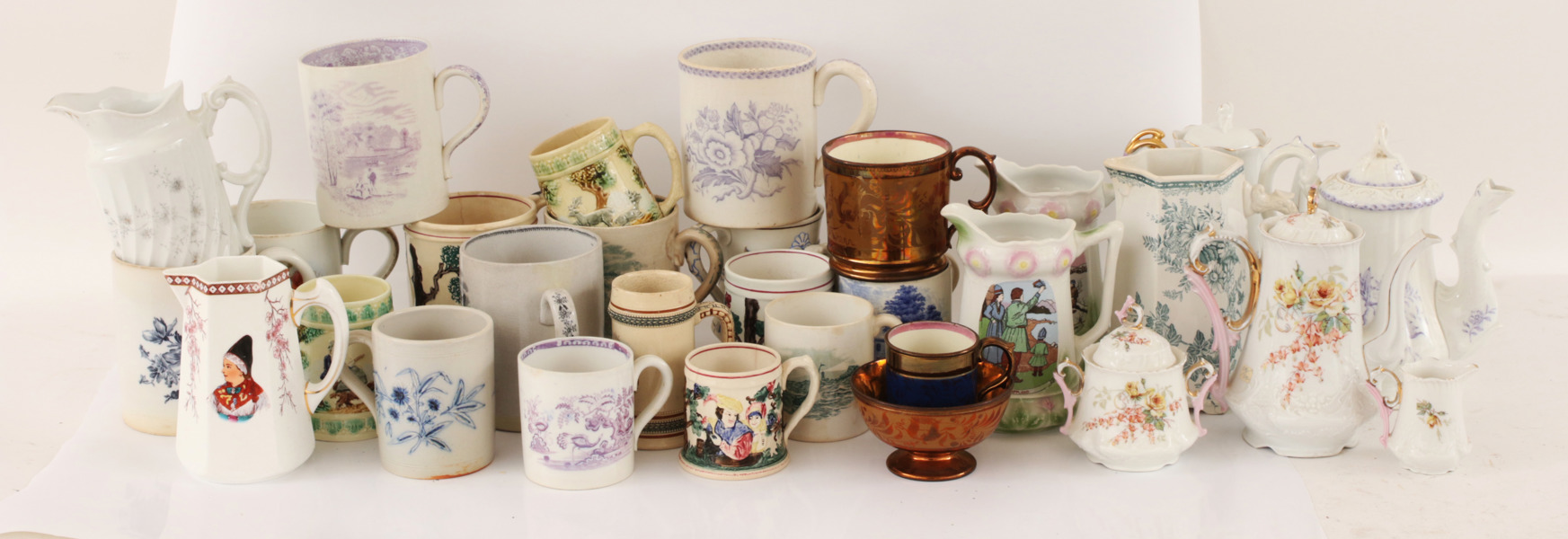 Parti keramik, 18/1900-tal