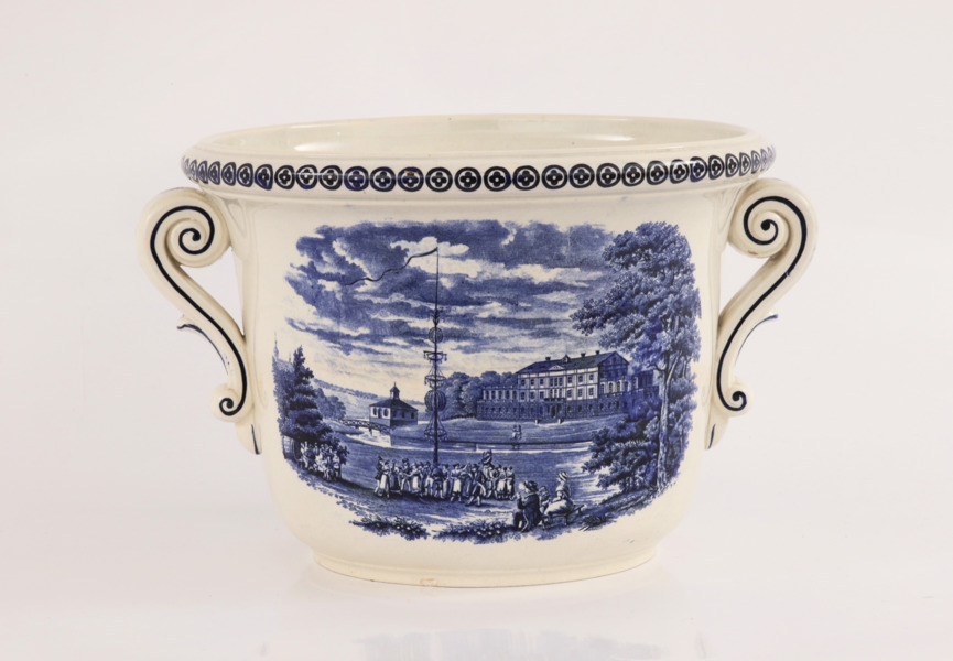 Kruka med hänklar, Rörstrand, omkring år 1900