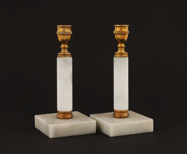Ljusstakar ett par, gustaviansk stil, 1900-tal