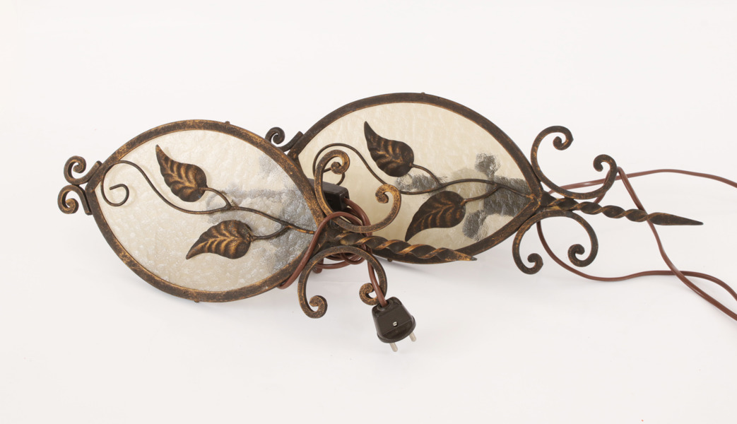 Vägglampor ett par, 1940-tal