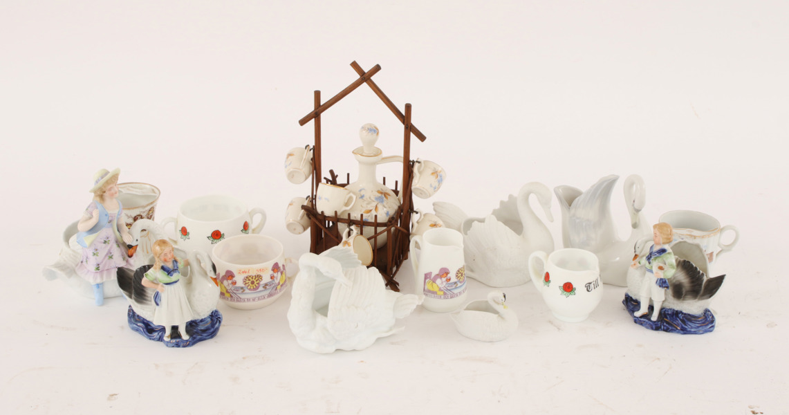 Parti glas och porslin, 18/1900-tal