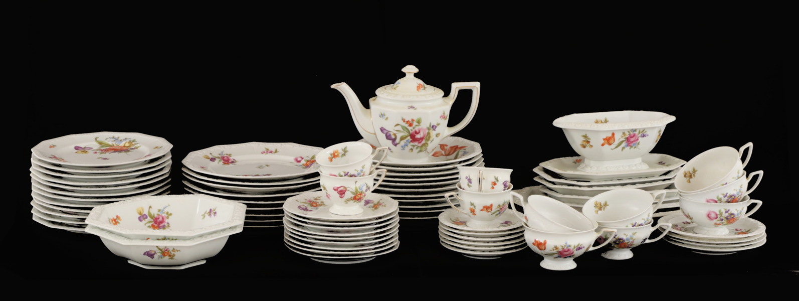 Mat-, te- och kaffeservisdelar, "Maria", Rosenthal 