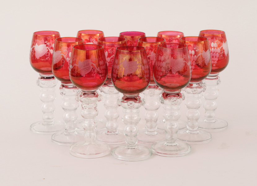 Vinglas 12st, remmarmodell