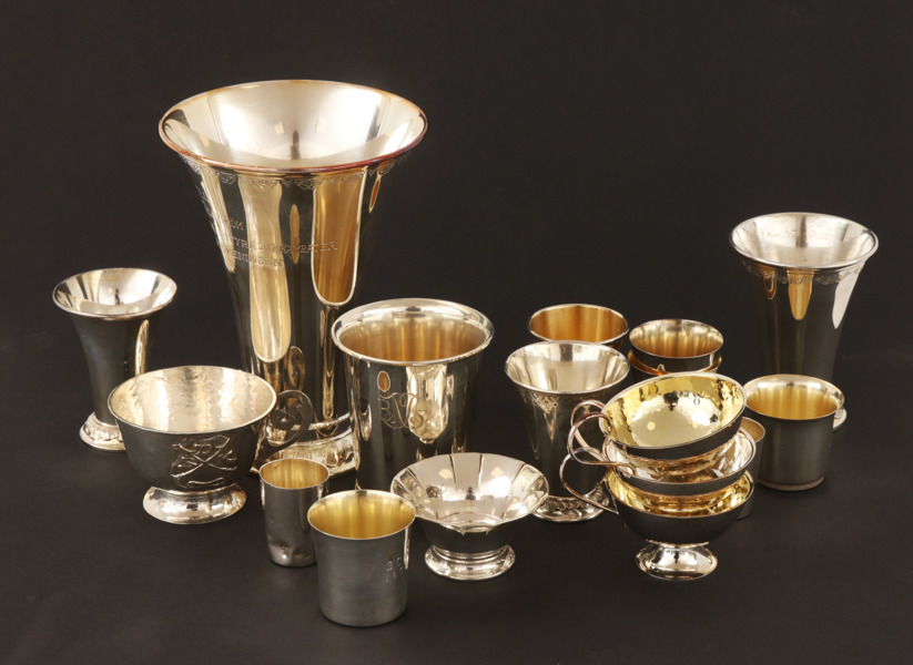 Parti silverföremål