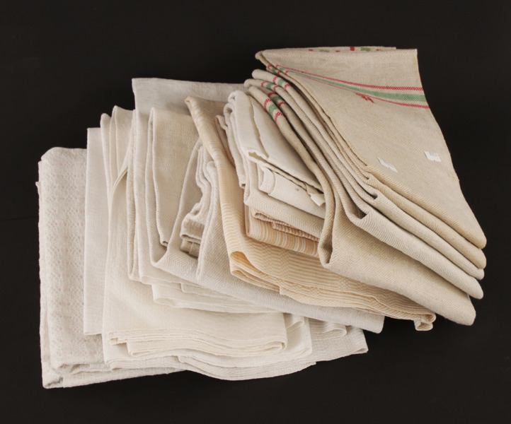 Handdukar i linne 18st