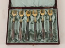 Bakelsegafflar 6st, silver, 1900-talets början