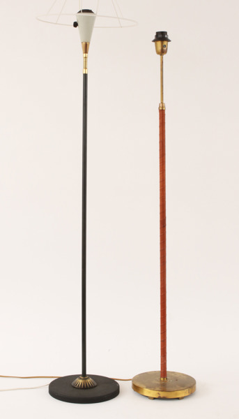 Golvlampor 2st, bl.a. Einar Bäckström, omkring 1900-talets mitt