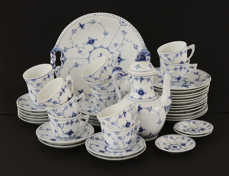 Kaffeservis, "Musselmalet", Bing & Gröndahl, Danmark