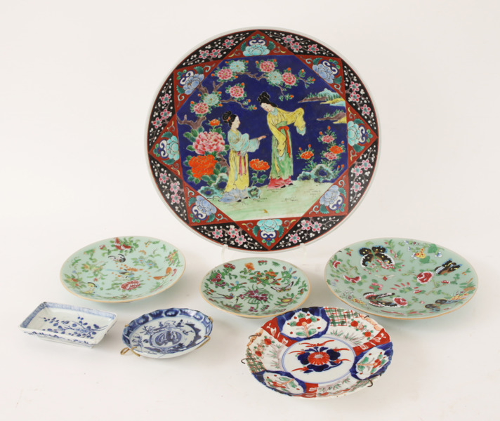 Orientaliskt porslin 7 delar