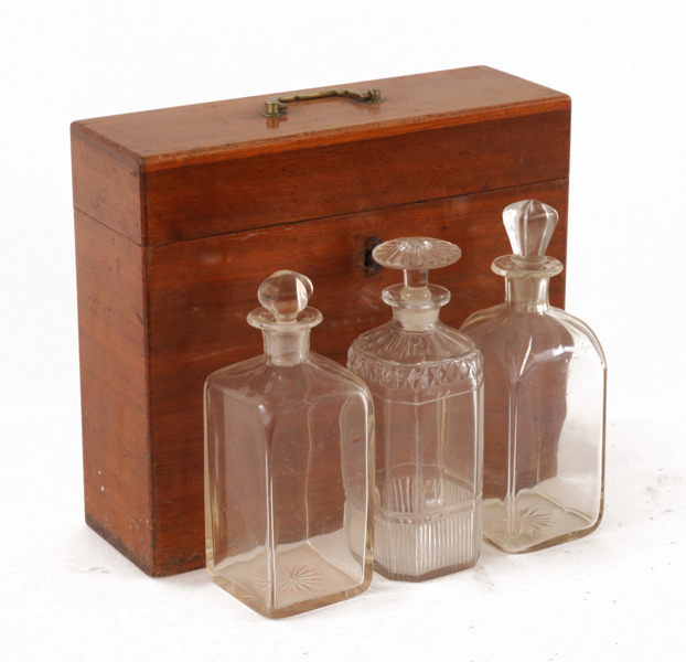 Flaskschatull, 1800-tal