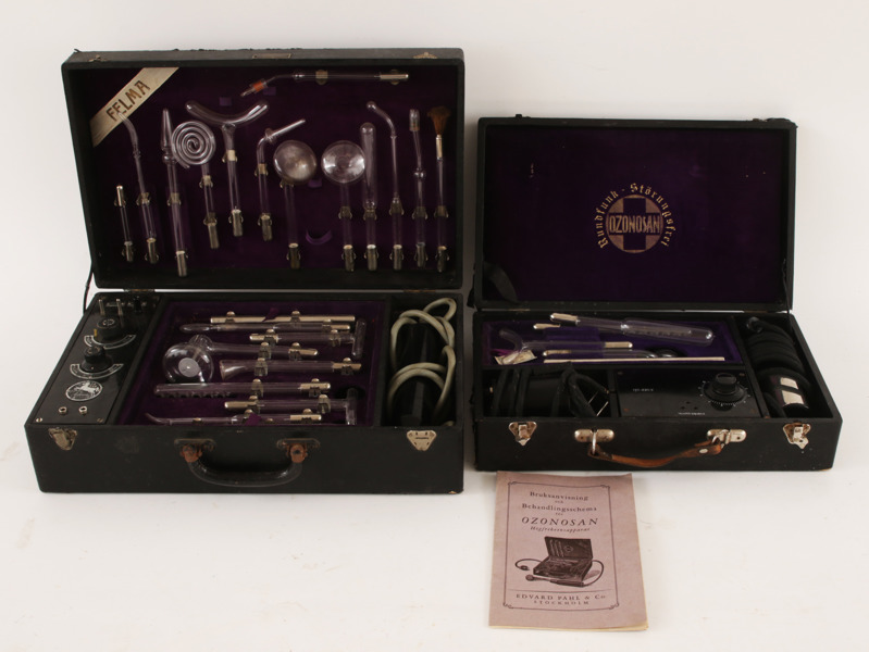 Elektriska behandlingsapparater 2st, 1900-talets första hälft