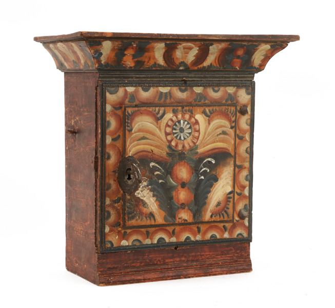 Väggskåp, allmoge, Dalarna, 1700-talets slut