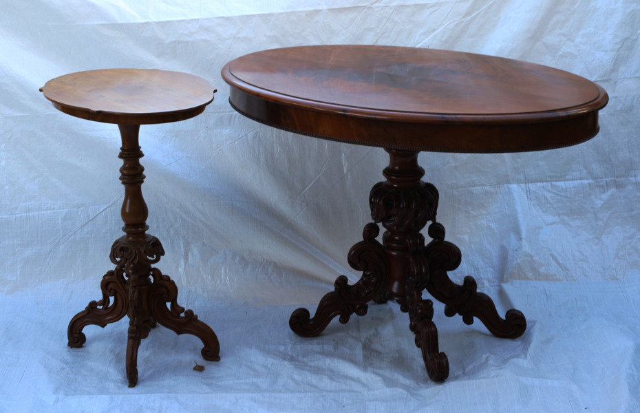 Pelarbord 2st, 1800-tal