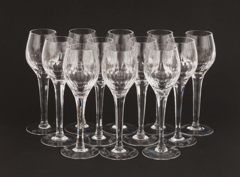 Starkvinsglas 12st, Sigvard Bernadotte för Fyrklövern