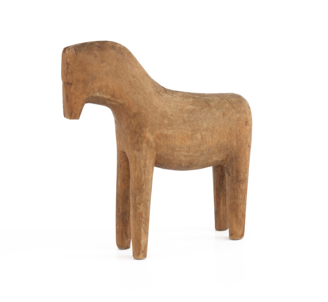 Träskuren häst, 1800-tal