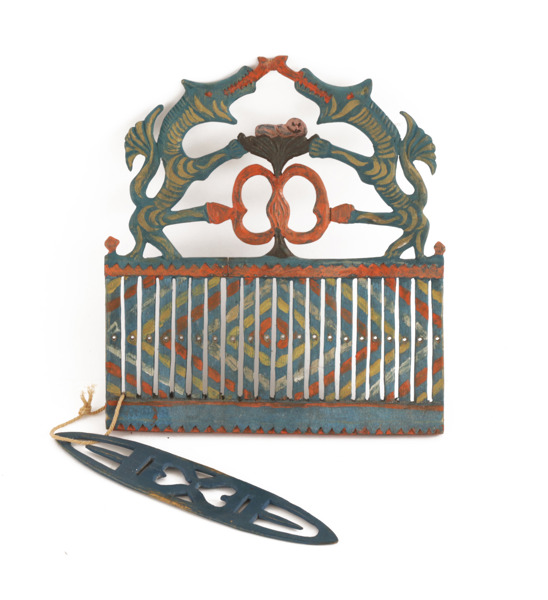 Bandsked, allmoge, Forsa, Hälsingland, 1800-tal