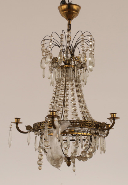 Ljuskrona, gustaviansk stil, 1900-talets andra hälft