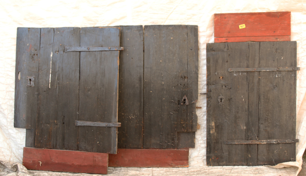 Dörrar 3st, troligen 1600-tal