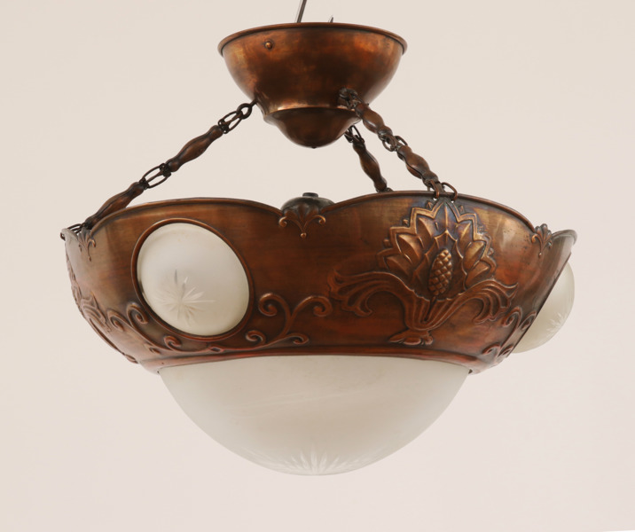 Taklampa, jugend, 1900-talets början