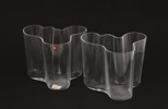 Vaser 2st, "Savoy", Alvar Aalto för Iittala