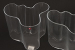 Vaser 2st, "Savoy", Alvar Aalto för Iittala