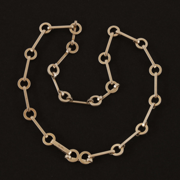 Halsband, "Ring Chain Necklace", Efva Attling, sterlingsilver