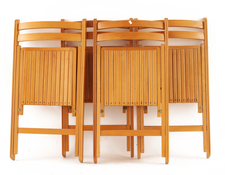 Fällstolar 4st, 1900-talets senare del