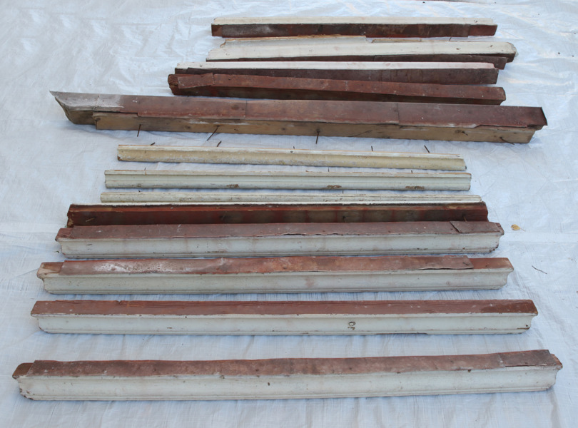 Fönsterdekorationer 15 delar, 1800-tal