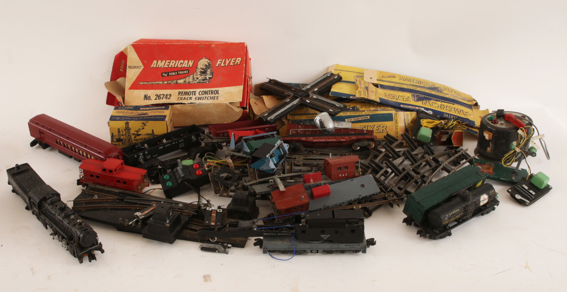 Parti tågdetaljer, American Flyer