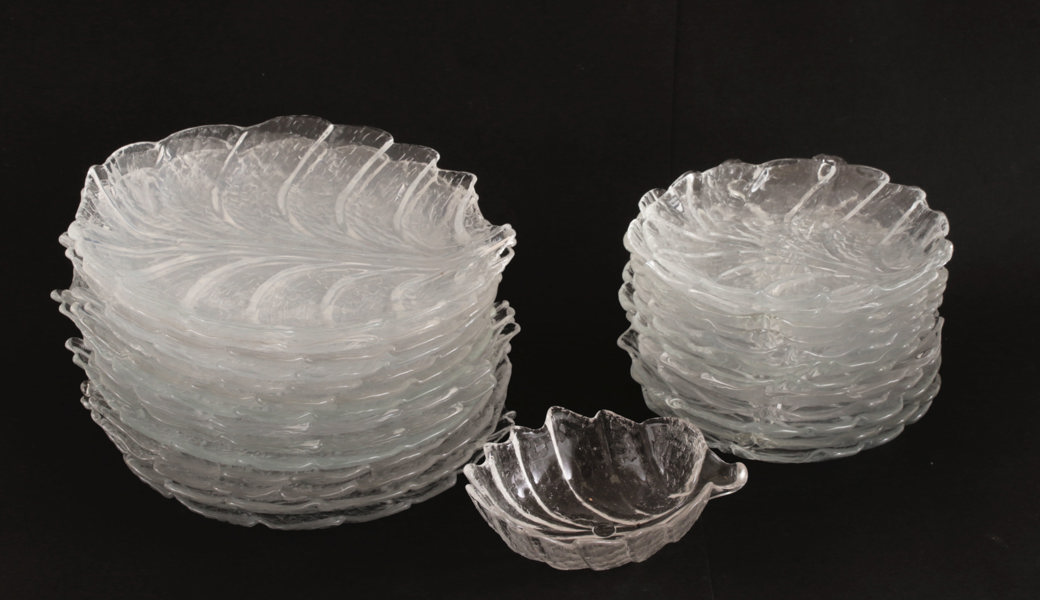 Matservisdelar, "Eden", Lars Hellsten för Orrefors