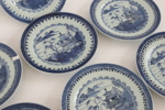 Tallrikar 7st, Kina, 17/1800-tal