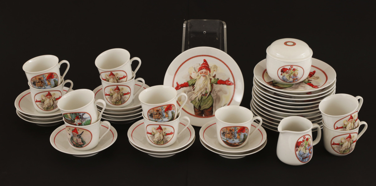 Julservis, dekor efter Jenny Nyström, Rörstrand