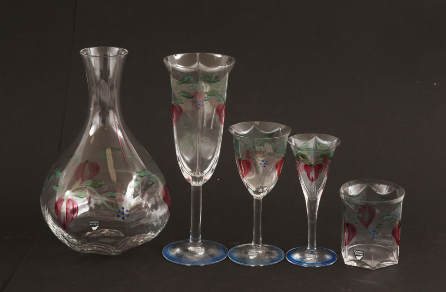 Glasservisdelar, "Maja", Eva Englund för Orrefors