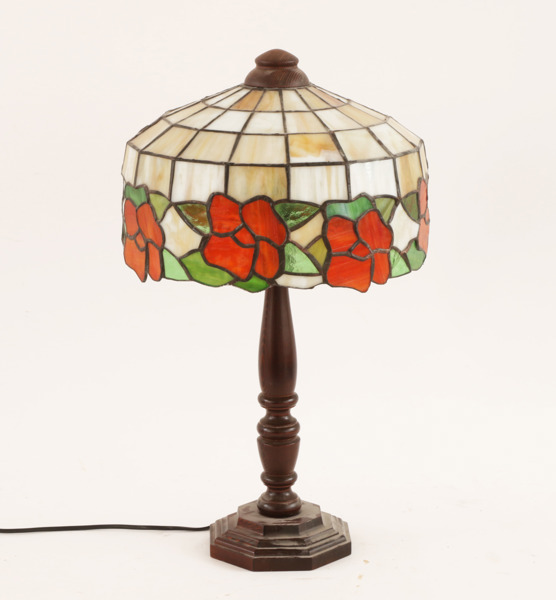 Bordslampa, Tiffanystil, 1900-talets senare del