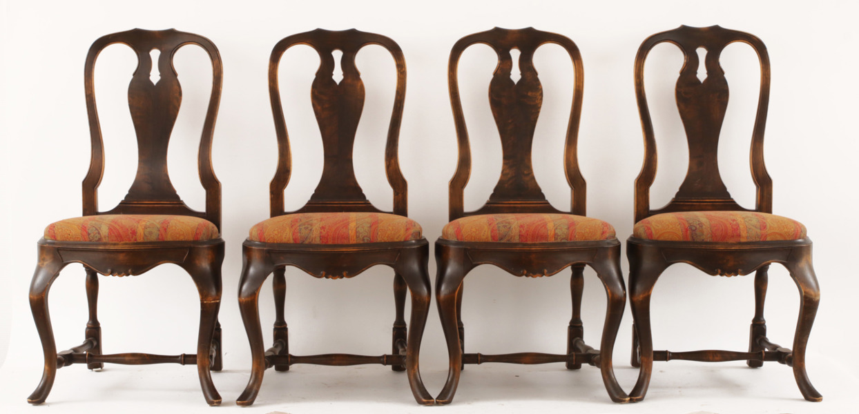 Stolar 4st, rokokostil, 1900-talets första hälft