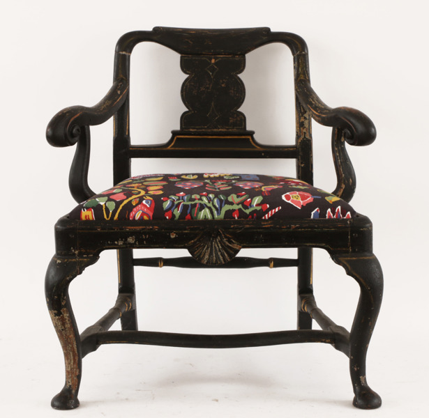 Karmstol, senbarock, 1700-tal