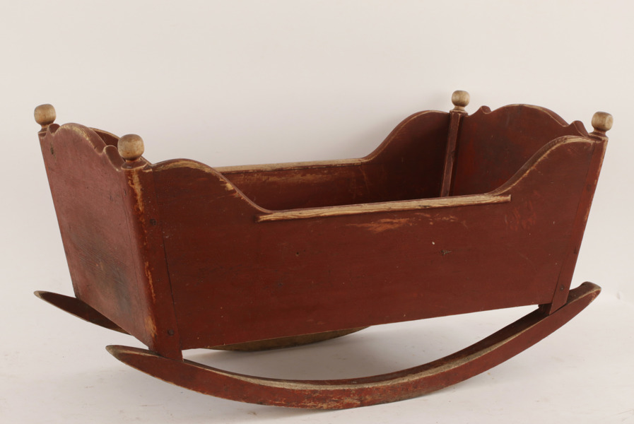 Vagga, allmoge, 1800-tal