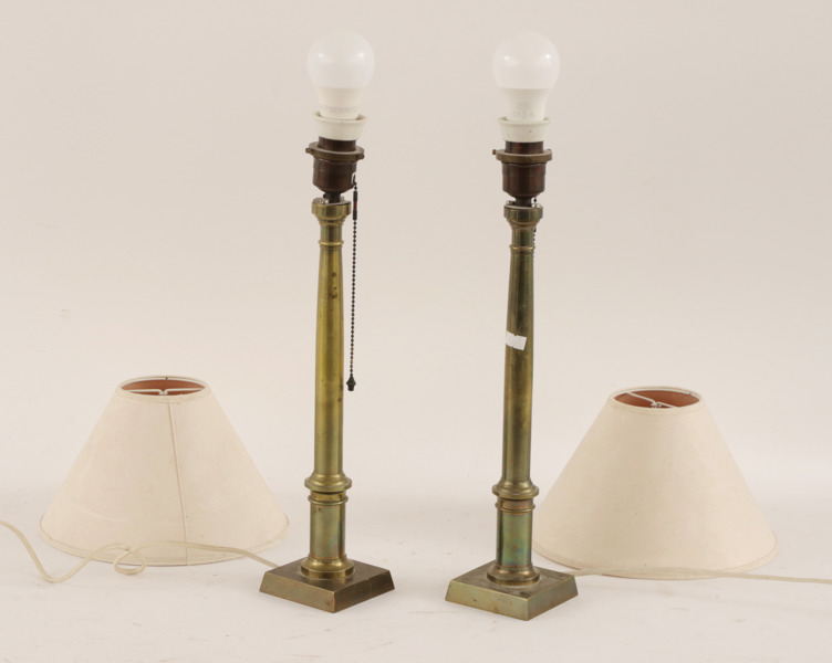 Bordslampor ett par, 1900-talets början