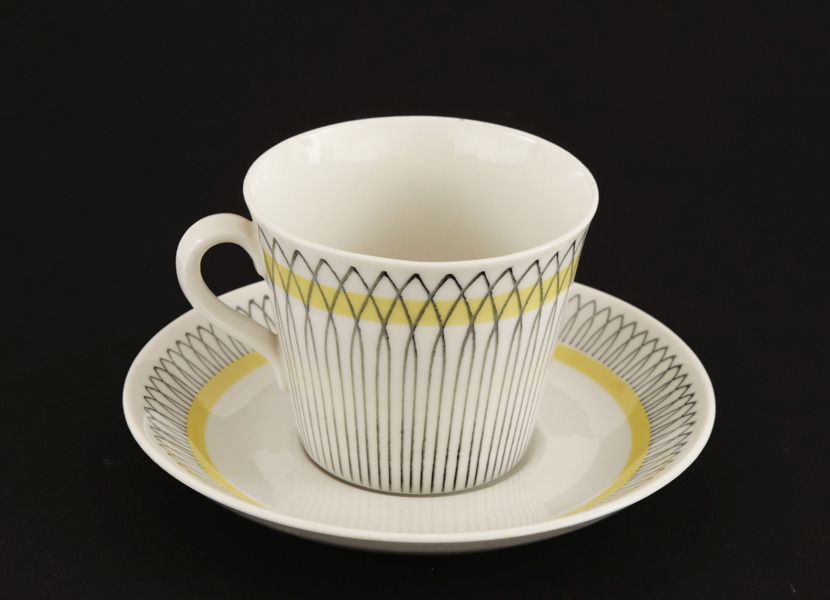 Tekopp med fat, "Spinett", UE-Gefle