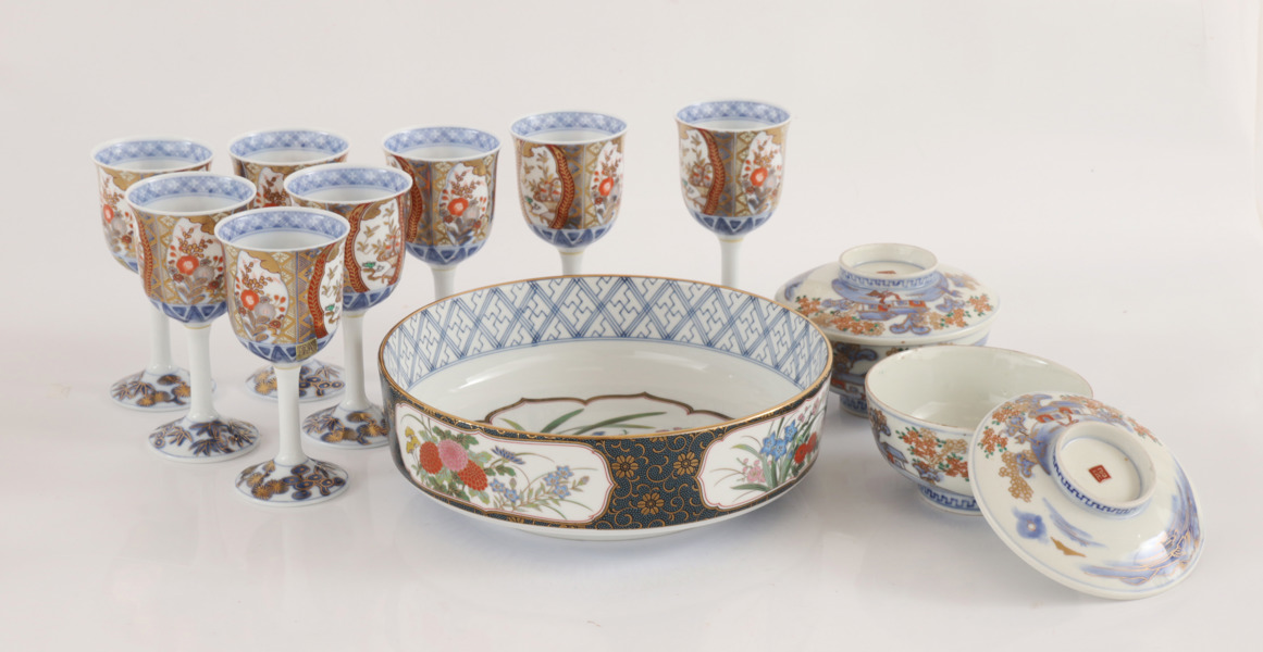 Porslin 11 delar, Asien