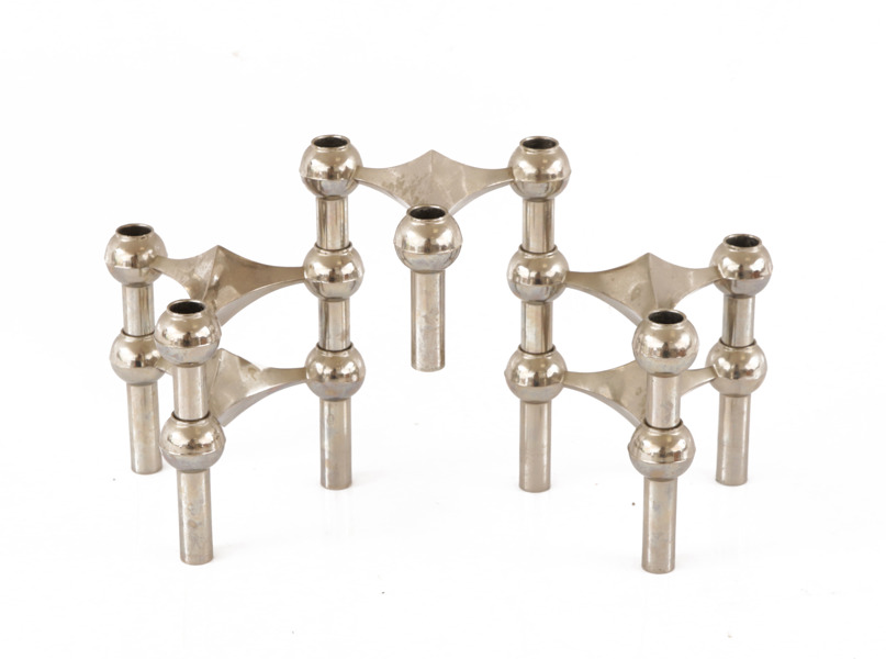 Ljusstakar 5st, Caesar Stoffic & Fritz Nagel