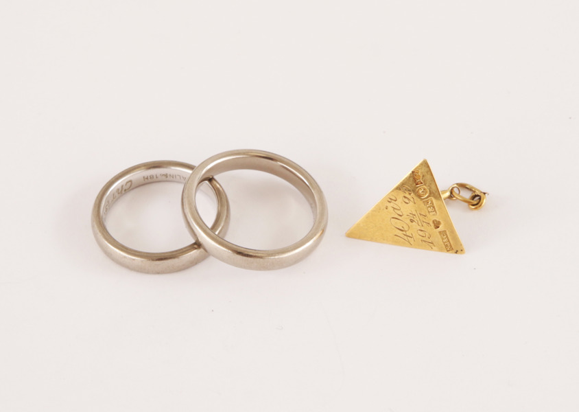 Smycken 3 delar, 18k