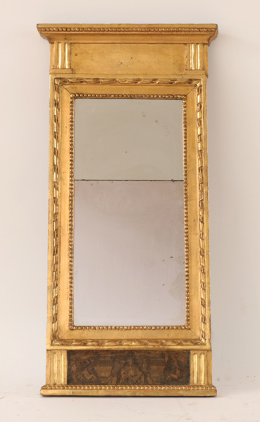 Spegel, sengustaviansk, omkring år 1800