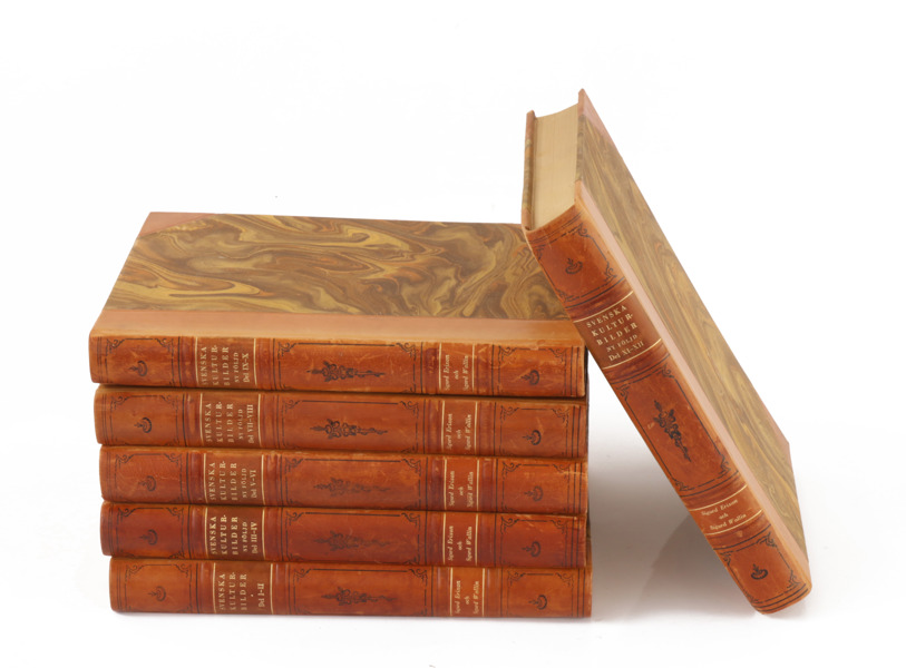 6 band, "Svenska Kulturbilder", Sigurd Erixson & Wallin