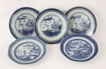 Tallrikar 5st, Kina, Jiaqing (1796-1820)